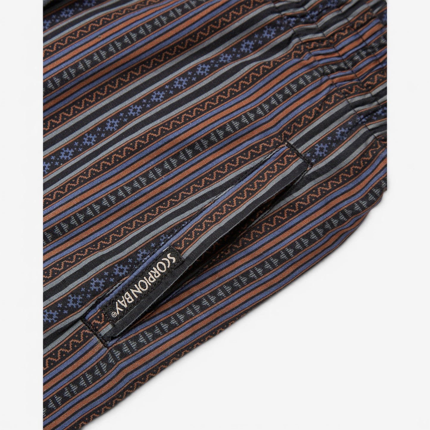 Scorpion Bay | Pantaloncini in lino Stripes Mariachi