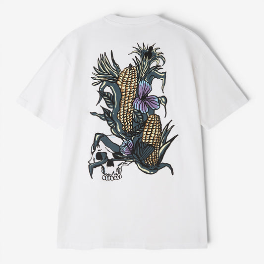 Scorpion Bay | T-Shirt stampata "Mazorca y flores"