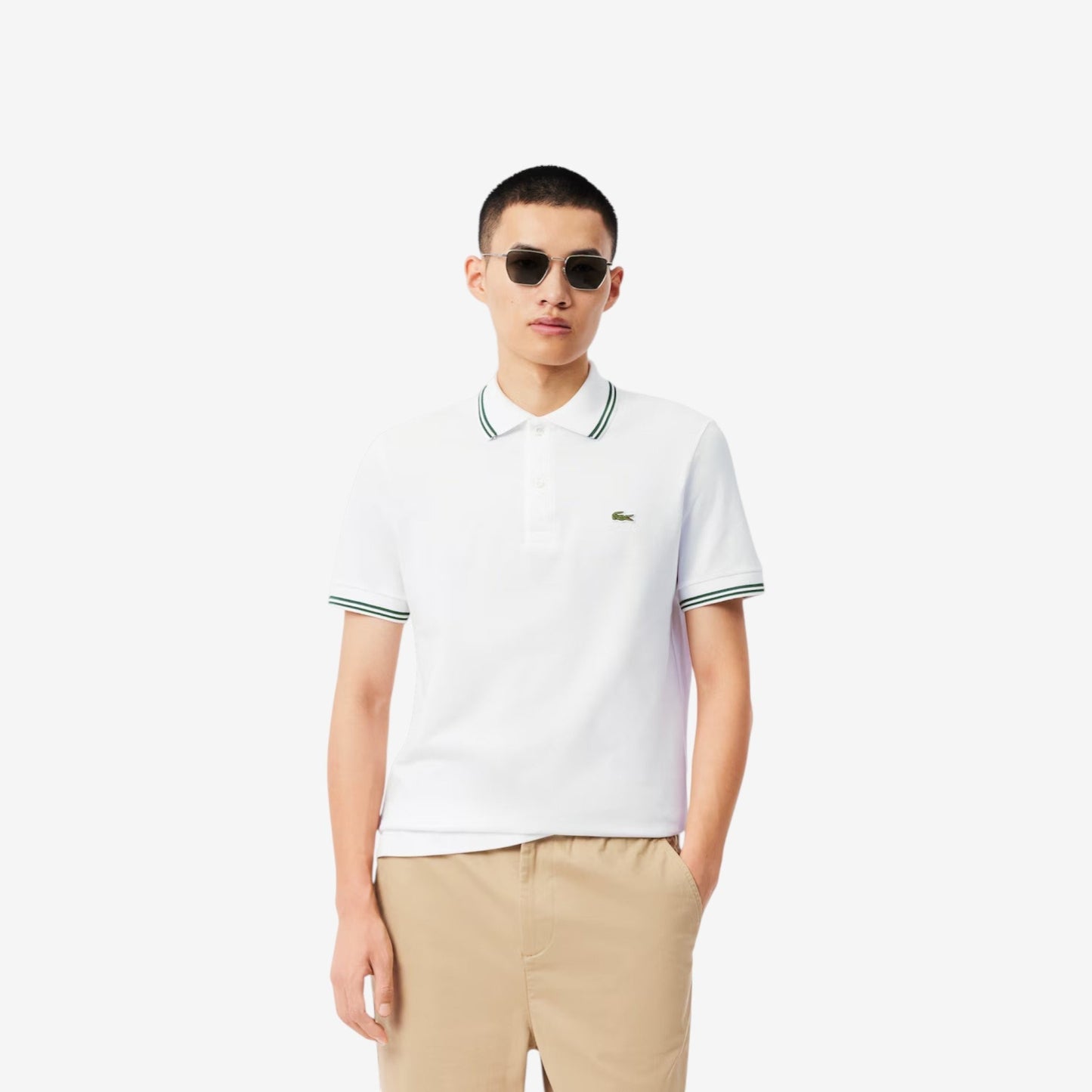 Lacoste | Polo con dettaglio sul bordo PH9875