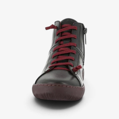 Grünland | Scarpa alta Imod con lacci elastici e zip laterale PO 1853