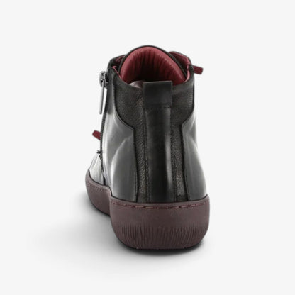 Grünland | Scarpa alta Imod con lacci elastici e zip laterale PO 1853