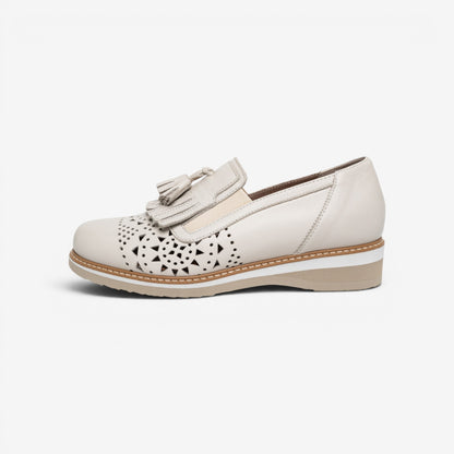 Tomasi | Rosa Slip-on forato Superlight con nappina