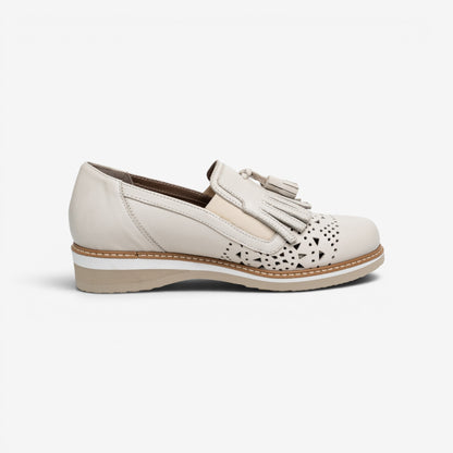 Tomasi | Rosa Slip-on forato Superlight con nappina