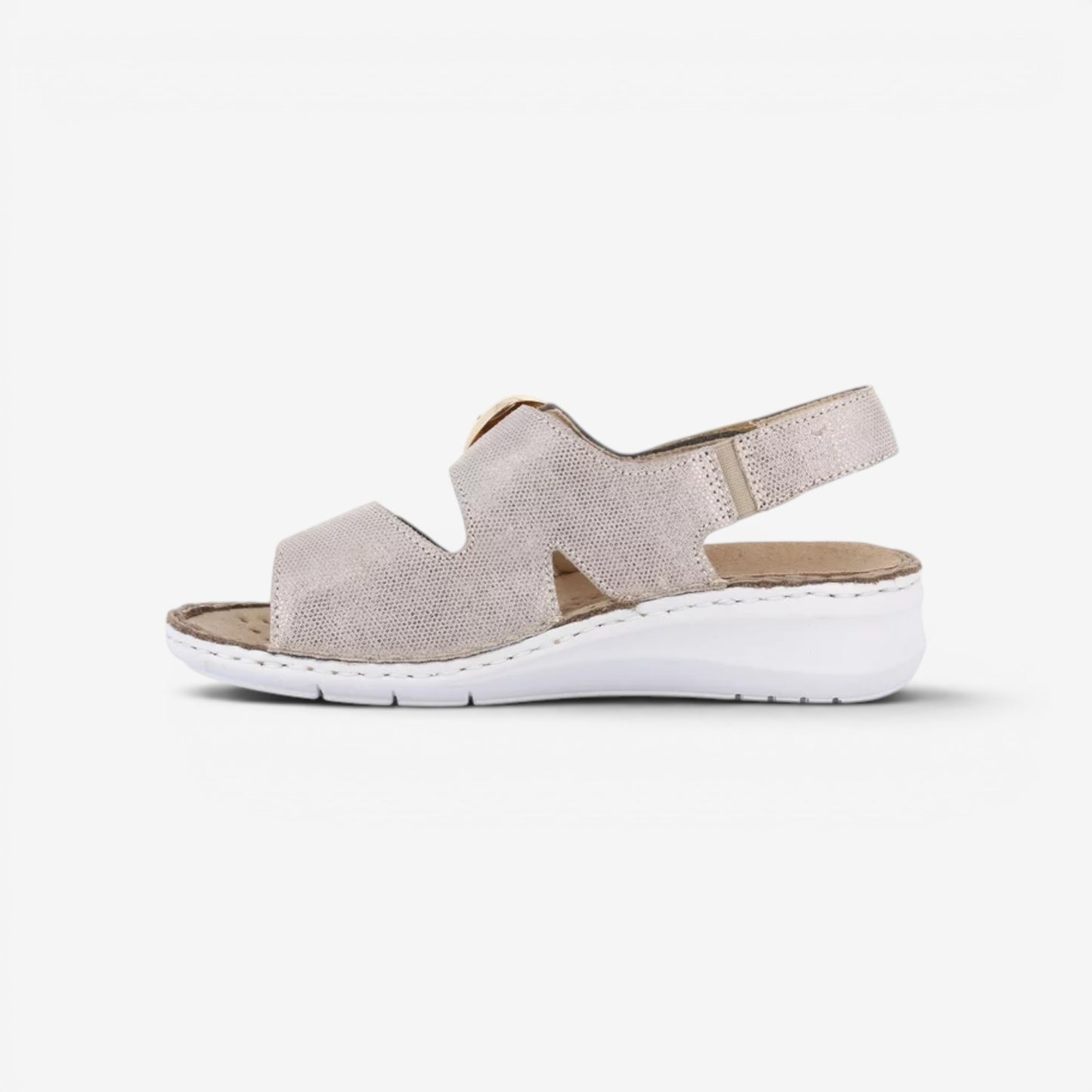 Grünland | Sandalo Comfort Dami con Fibbia con velcro