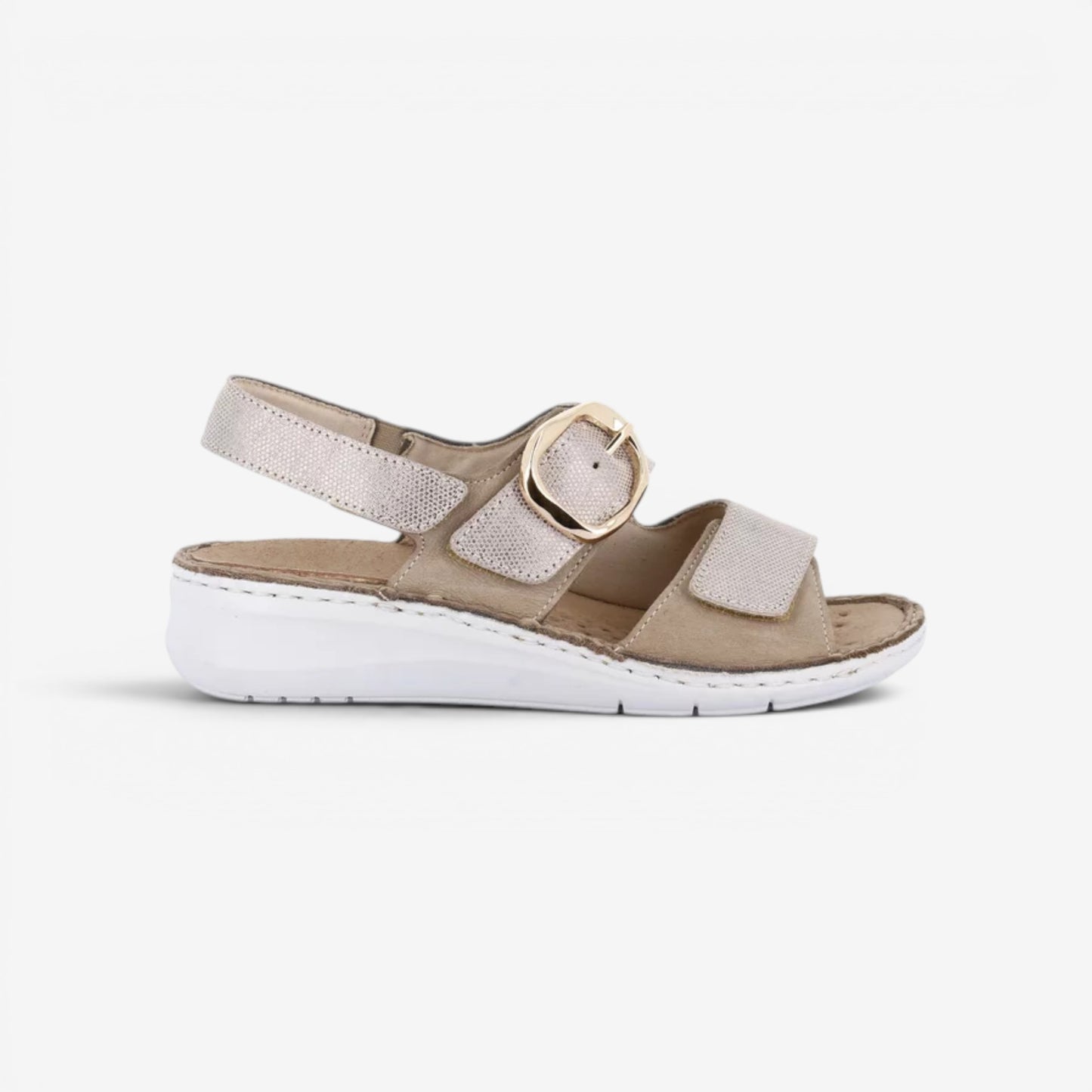 Grünland | Sandalo Comfort Dami con Fibbia con velcro