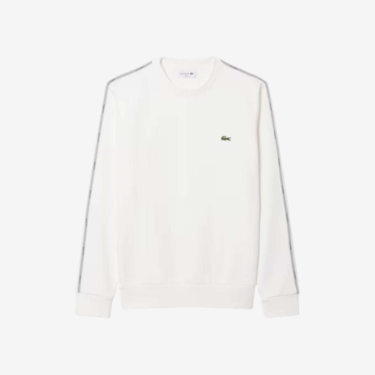Lacoste | Felpa girocollo con banda a righe