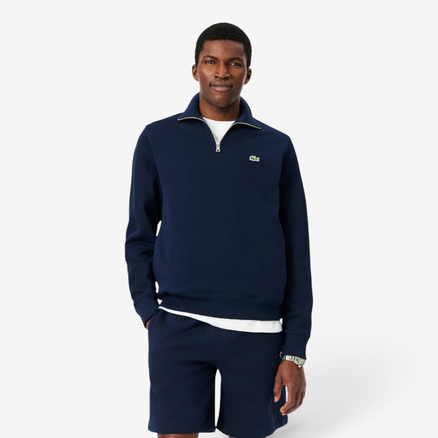 Lacoste | Felpa a collo alto con zip SH1927