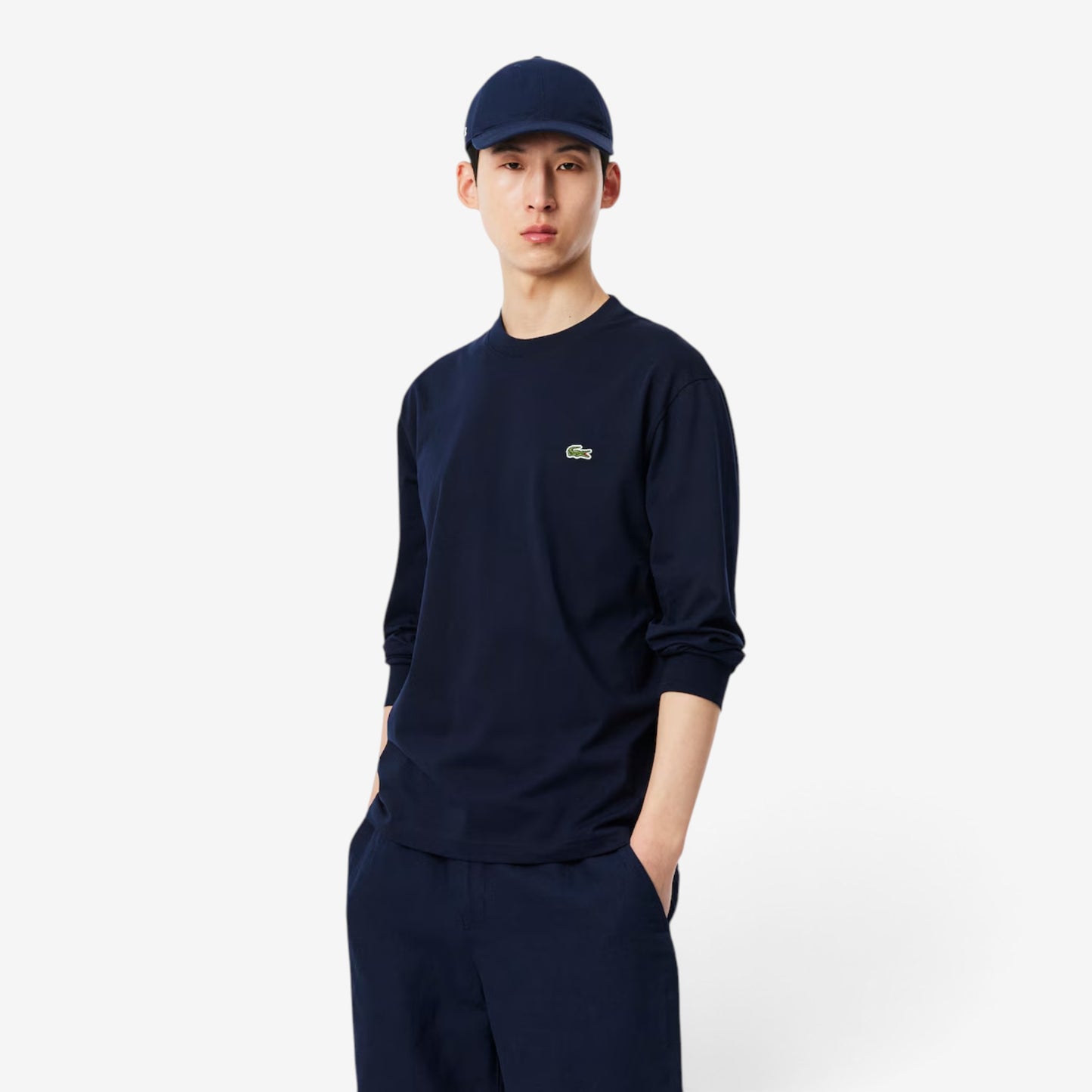 Lacoste | T-Shirt in cotone a maniche lunghe TH7307