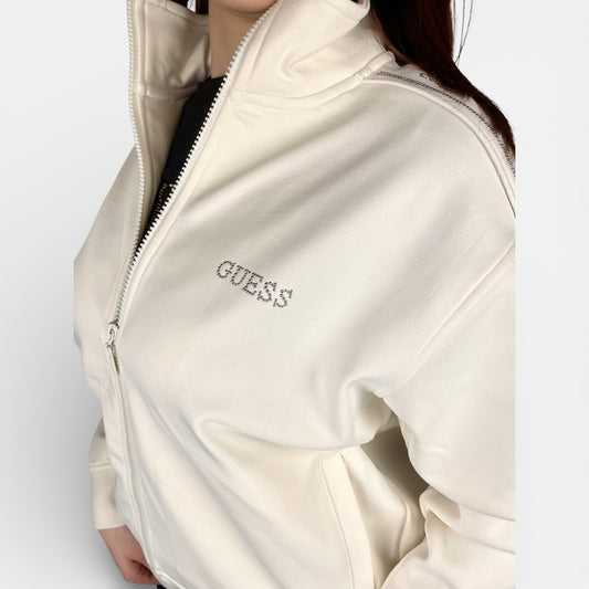 Guess | Felpa Octavia Full Zip con Banda Laterale