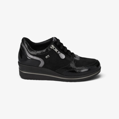 Valleverde | Scarpa stringata VD252W con cerniera laterale