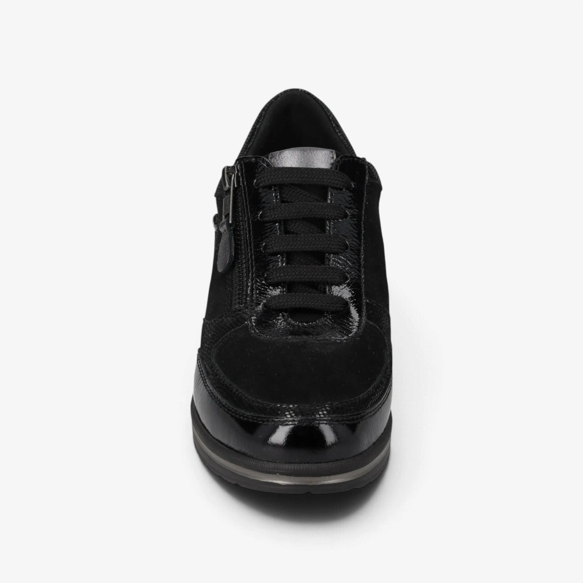 Valleverde | Scarpa stringata VD252W con cerniera laterale