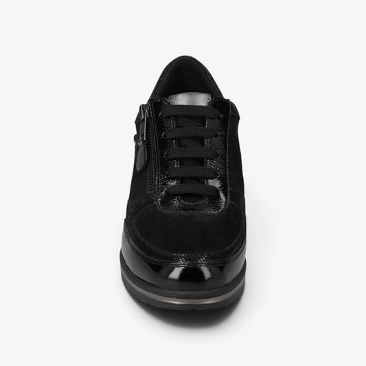 Valleverde | Scarpa stringata VD252W con cerniera laterale