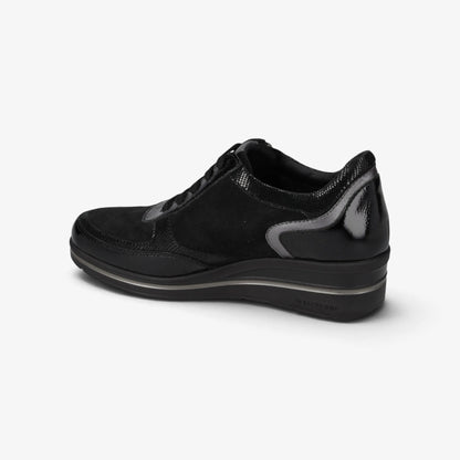 Valleverde | Scarpa stringata VD252W con cerniera laterale