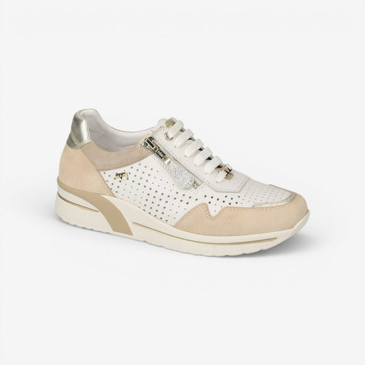 Valleverde | Scarpa stringata con cerniera laterale