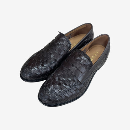 Kammi | Mocassino intrecciato di pelle