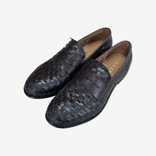Kammi | Mocassino intrecciato di pelle
