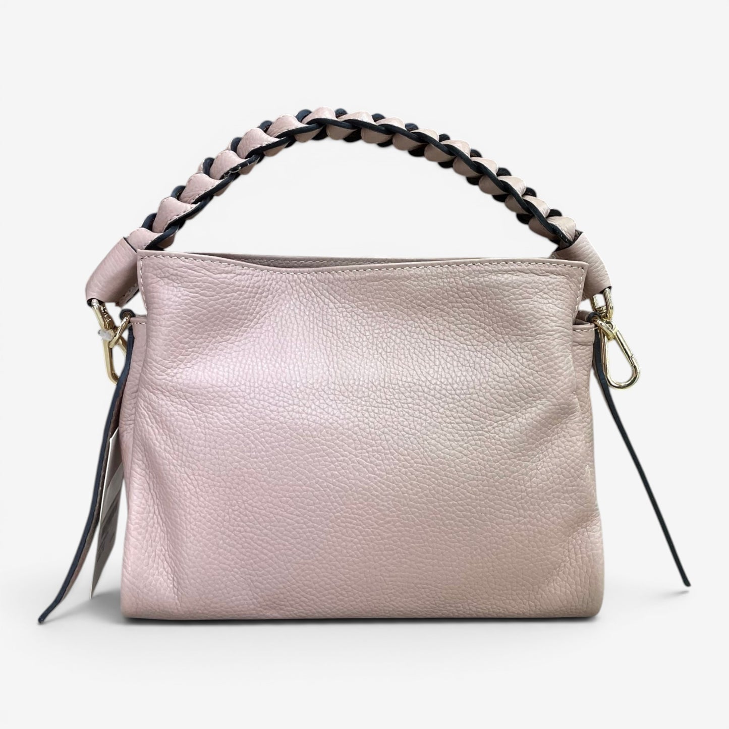 Kammi | Borsa Giorgia in pelle con manico corto intrecciato