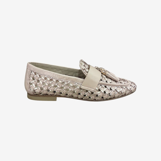 Kammi | Mocassino traforato in pelle con nappina