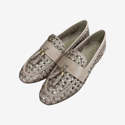 Kammi | Mocassino traforato in pelle con nappina