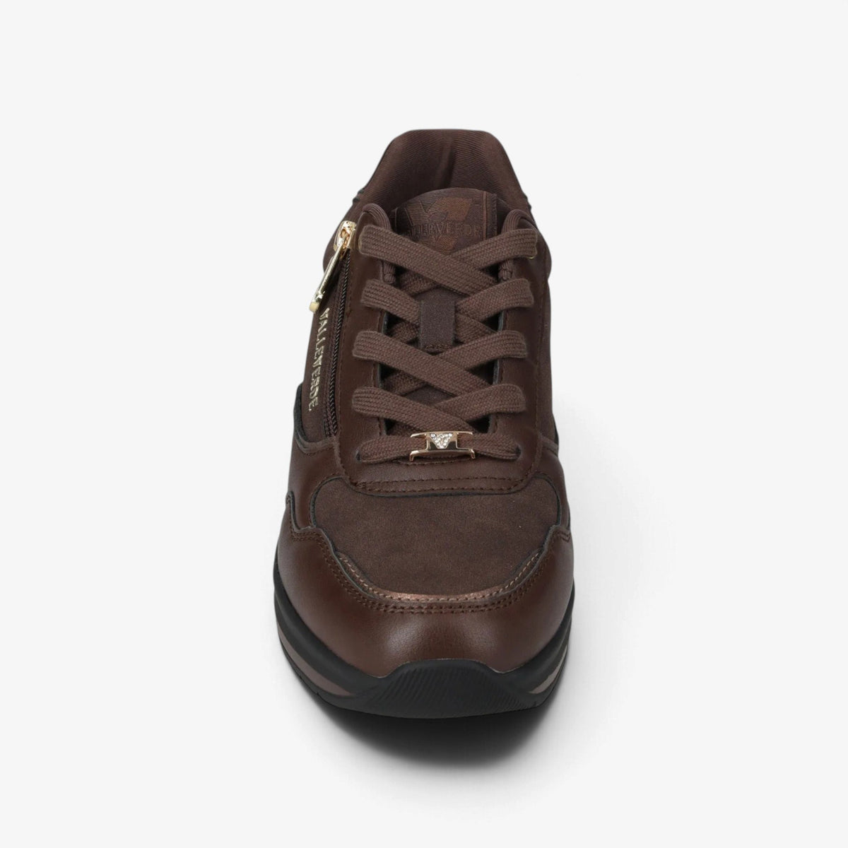 Valleverde | Scarpa stringata VVCA521R con cerniera laterale