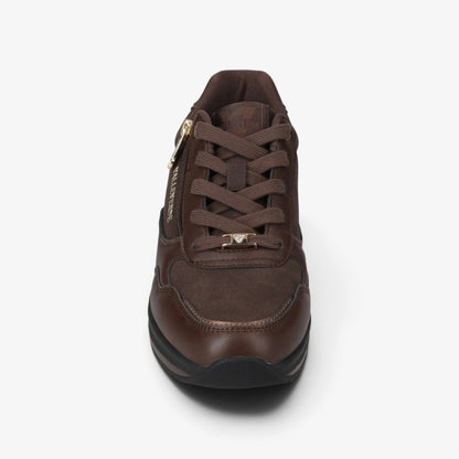 Valleverde | Scarpa stringata VVCA521R con cerniera laterale