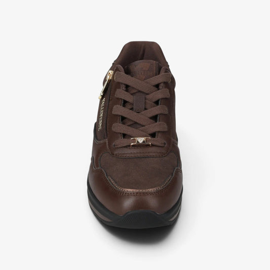Valleverde | Scarpa stringata VVCA521R con cerniera laterale
