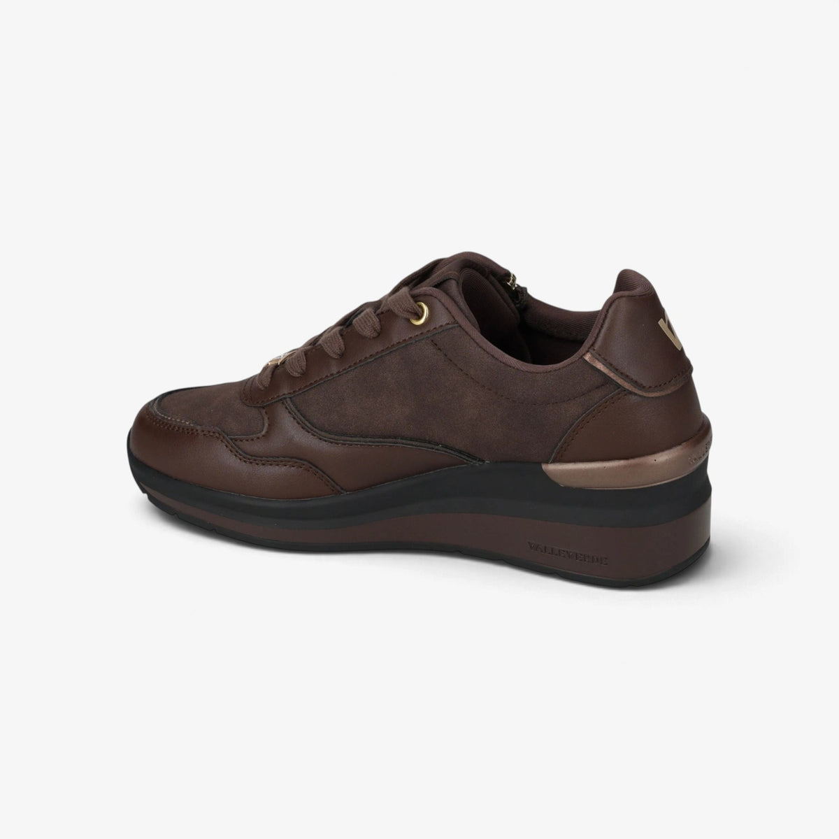 Valleverde | Scarpa stringata VVCA521R con cerniera laterale