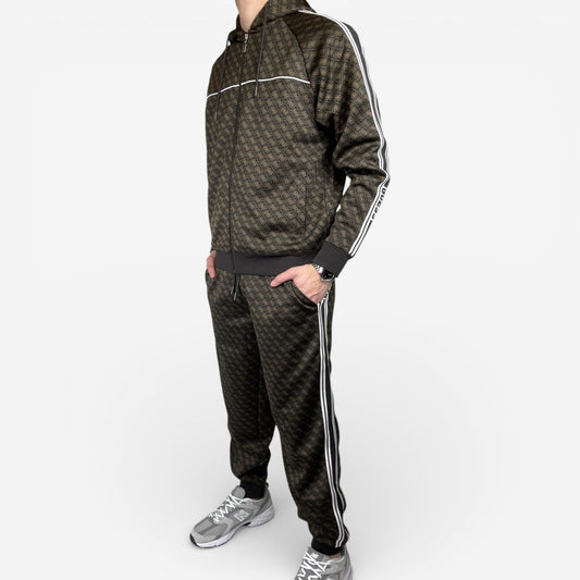 Guess | Pantaloni Parimo Cuffed Logati con Banda Laterale
