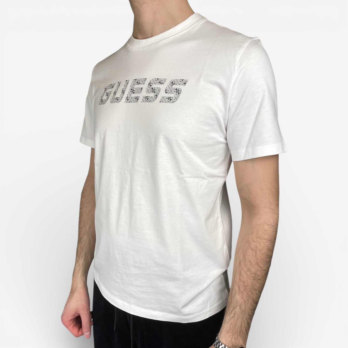 Guess | T-Shirt Maska con Scritta Frontale Logata