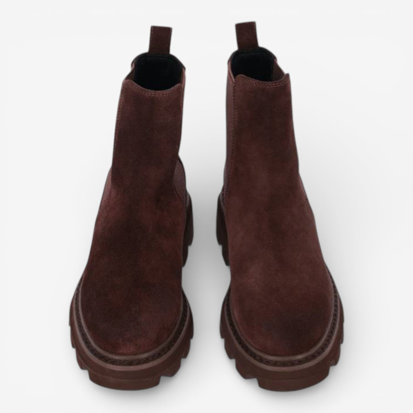 Kammi | Tronchetto con elastico in pelle scamosciata