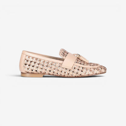 Kammi | Mocassino traforato in pelle con nappina