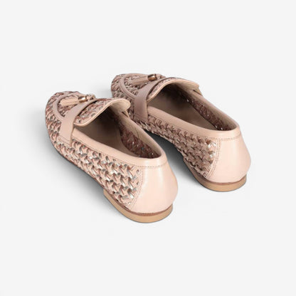 Kammi | Mocassino traforato in pelle con nappina