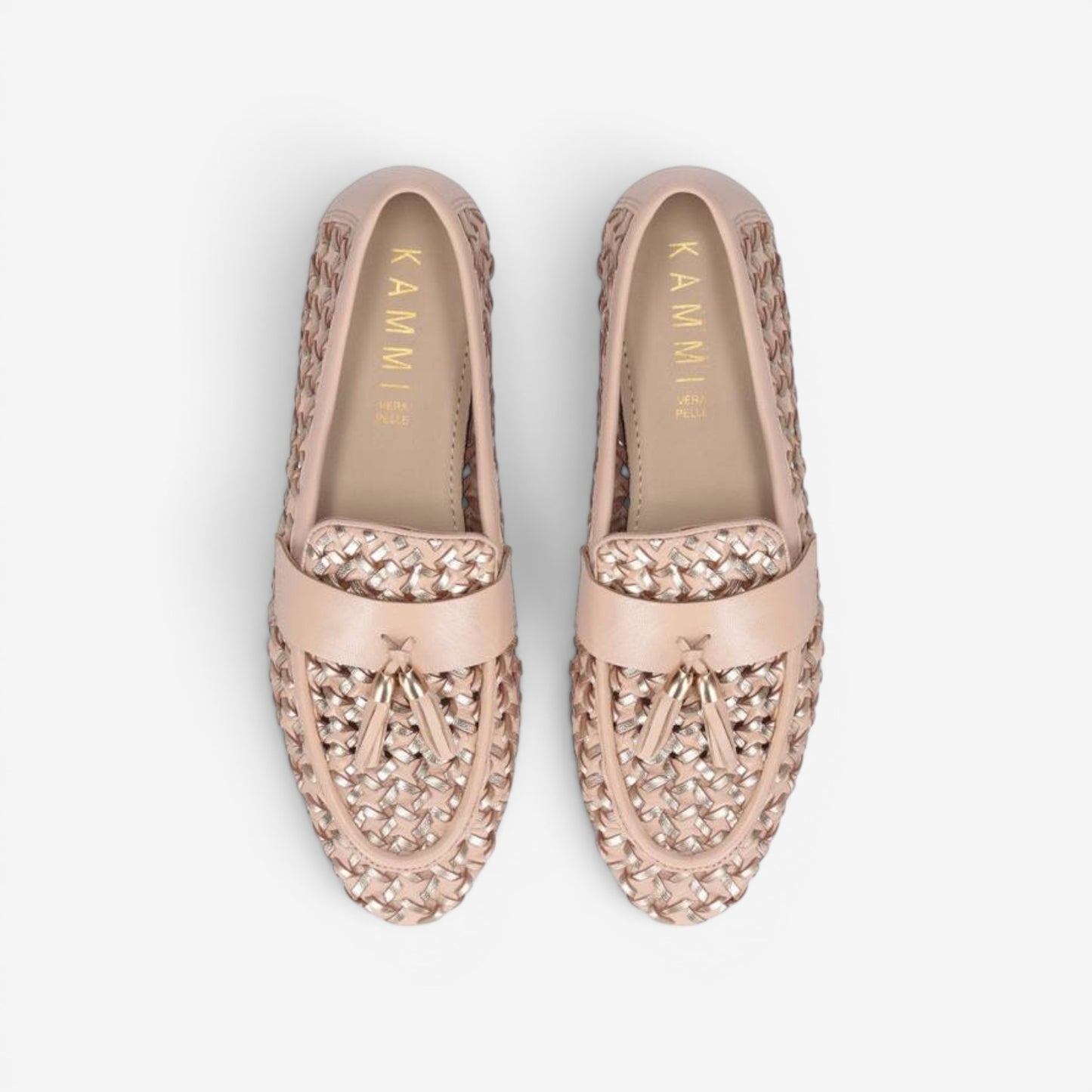 Kammi | Mocassino traforato in pelle con nappina