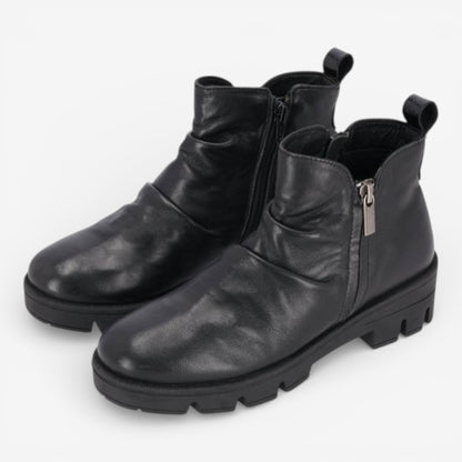 Kammi | Stivaletto Flex03 in Pelle con zip laterale