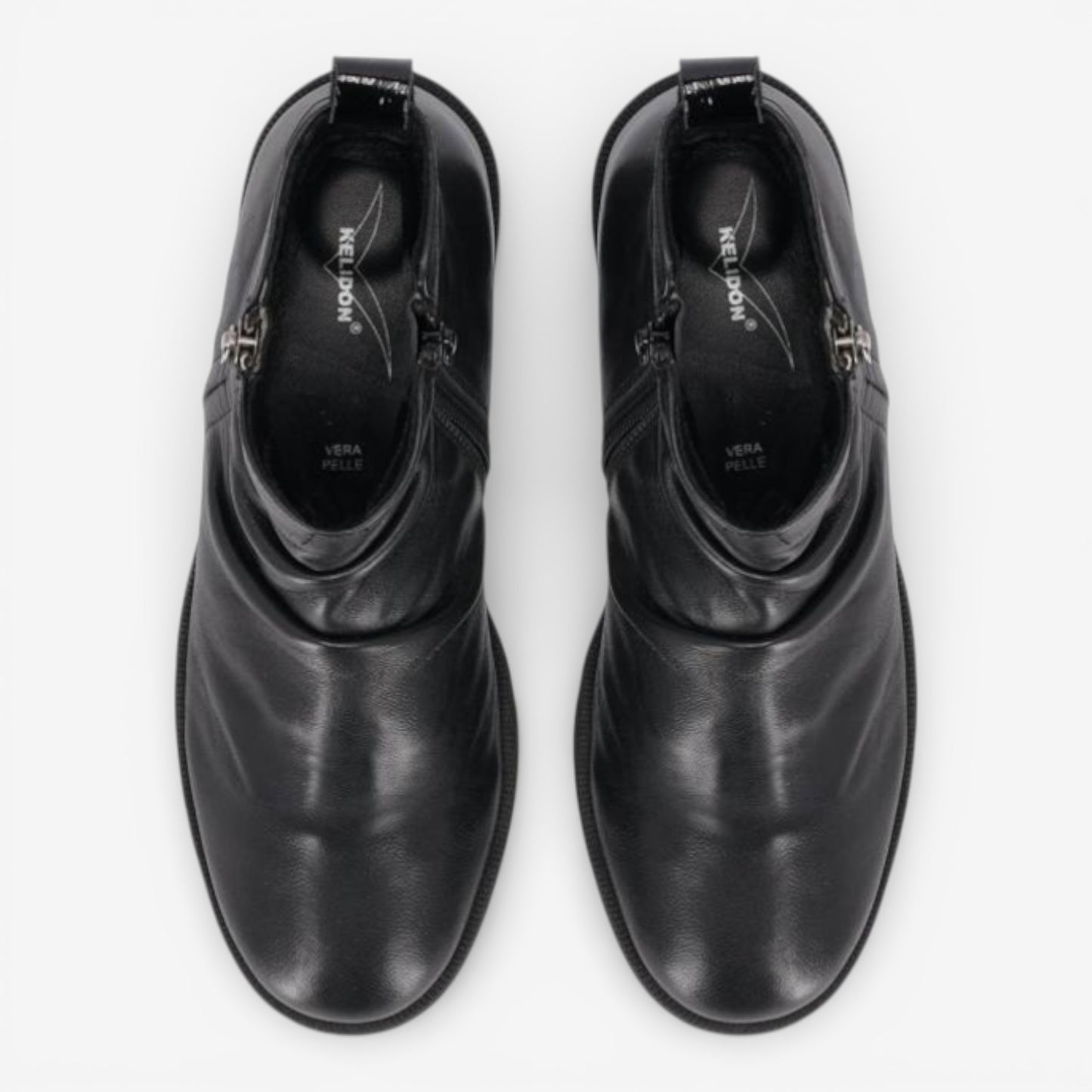 Kammi | Stivaletto Flex03 in Pelle con zip laterale