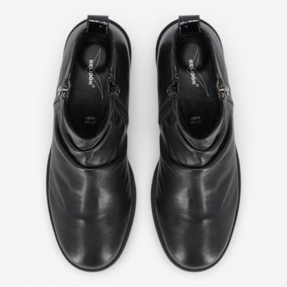 Kammi | Stivaletto Flex03 in Pelle con zip laterale