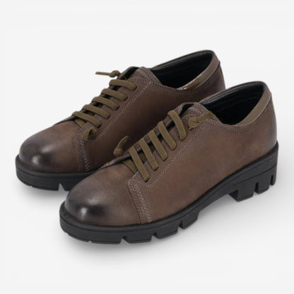 Kammi | Flex01 in pelle con stringata elastica