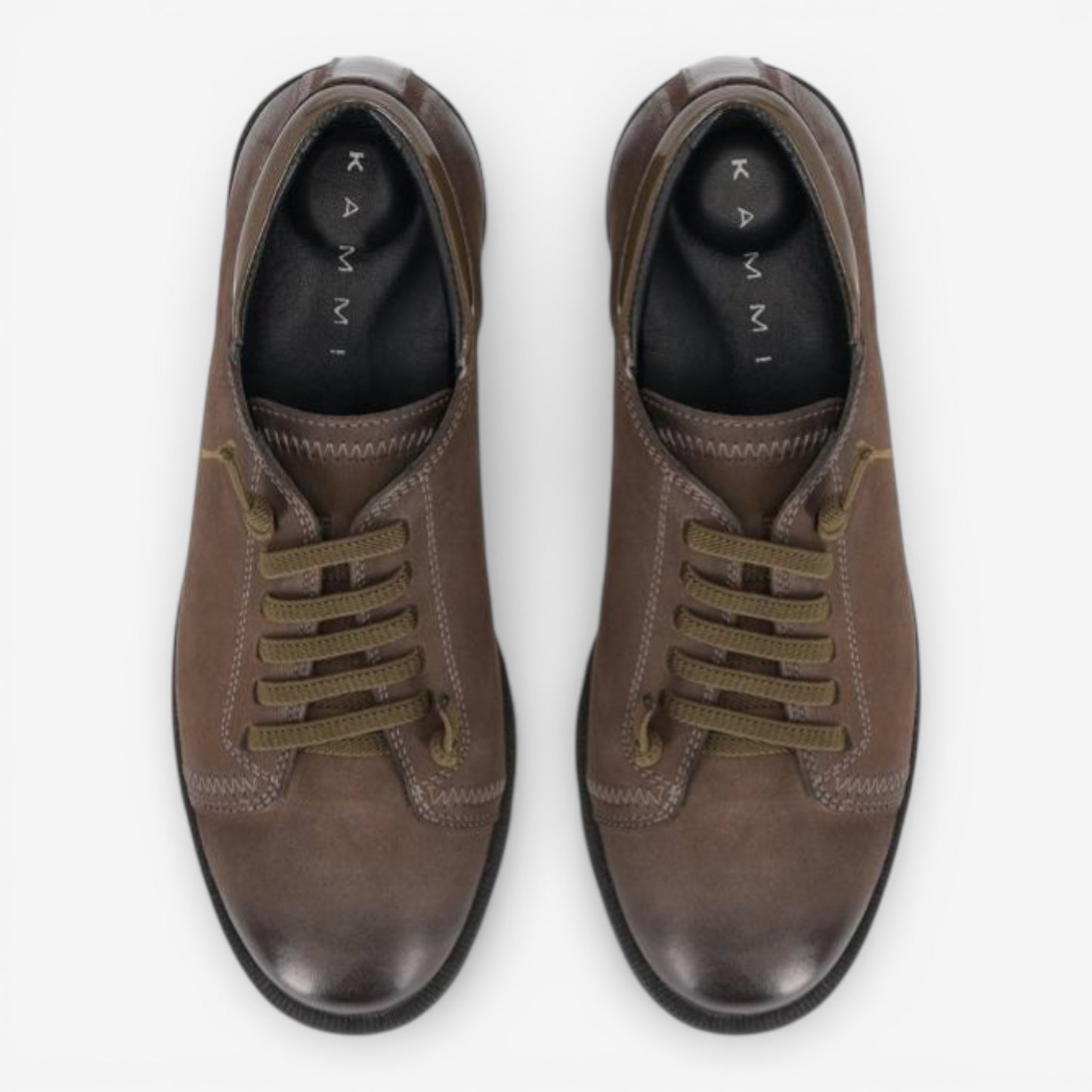 Kammi | Flex01 in pelle con stringata elastica