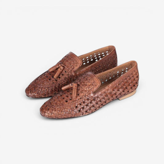 Kammi | Mocassino in pelle con nappina